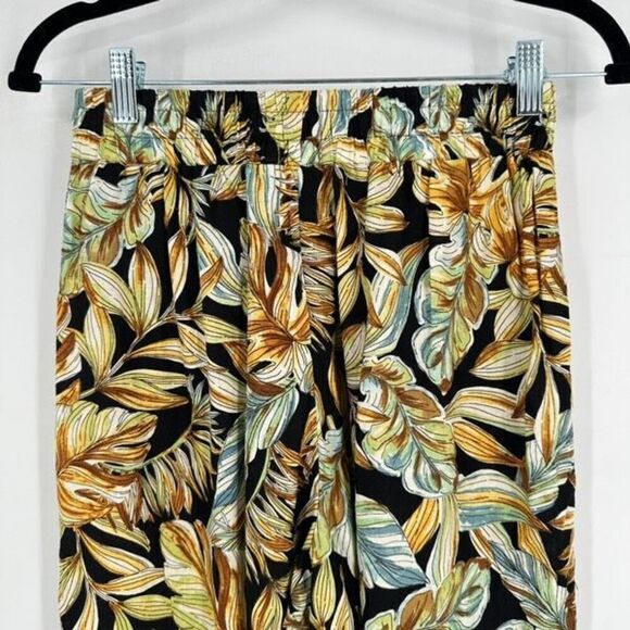 Panama Jack Women's Tropical Linen Blend Wide Leg Pants‎ Multi-Color XS - Picture 7 of 10